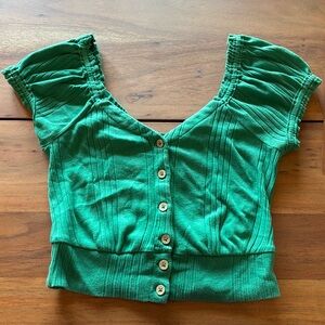 We the Free large button up blouse